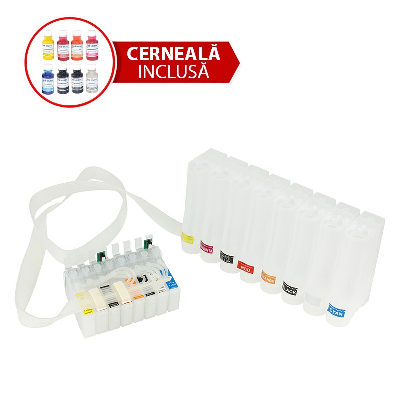 CISS imprimanta Epson R2000 cu cerneala Dye - imagine 3